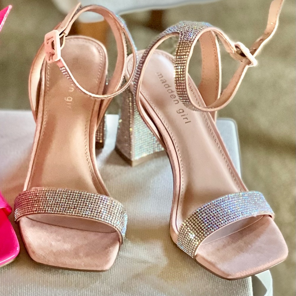Madden rhinestone heels
